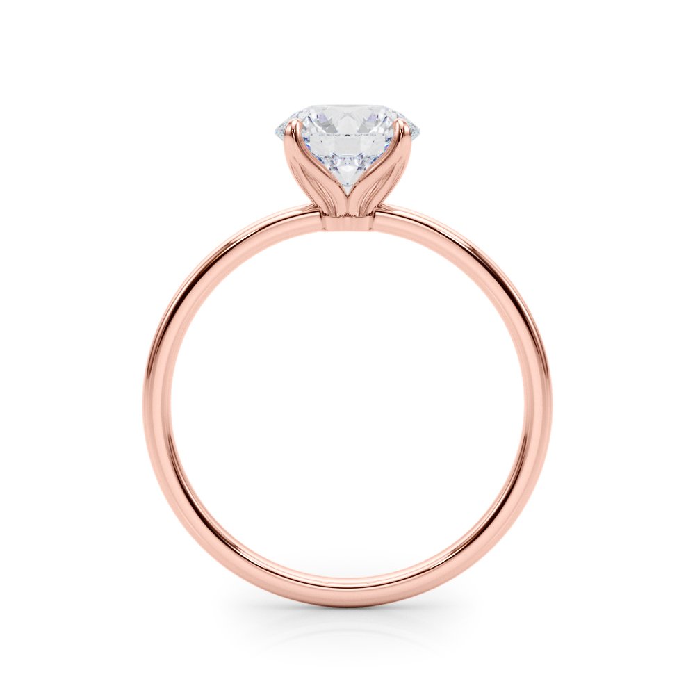 Hana Round Solitaire Engagement Ring