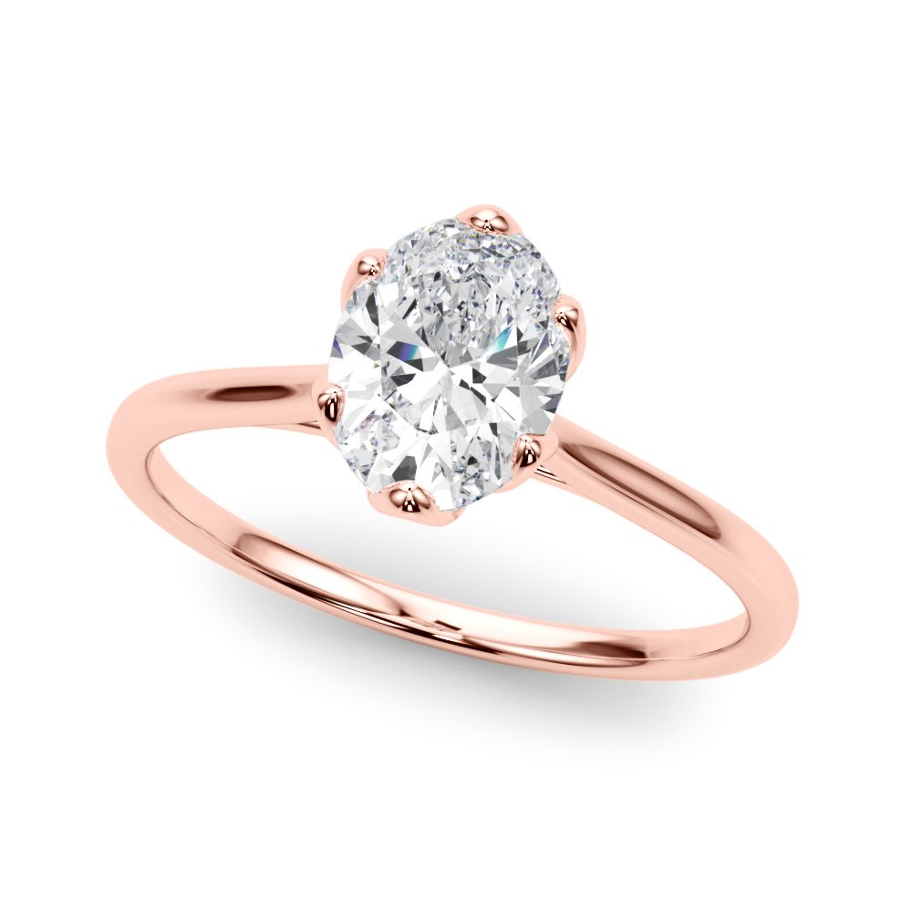 Gina Oval Solitaire Engagement Ring