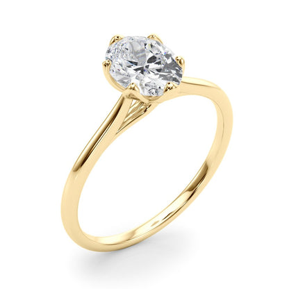 Gina Oval Solitaire Engagement Ring