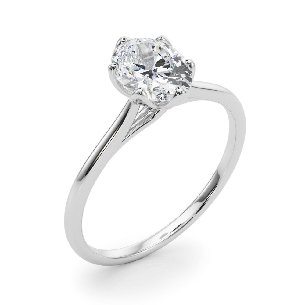 Gina Oval Solitaire Engagement Ring