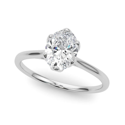 Gina Oval Solitaire Engagement Ring