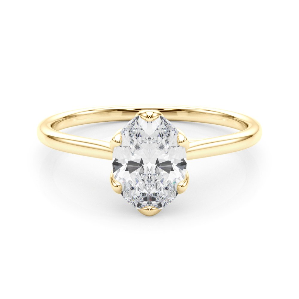 Gina Oval Solitaire Engagement Ring