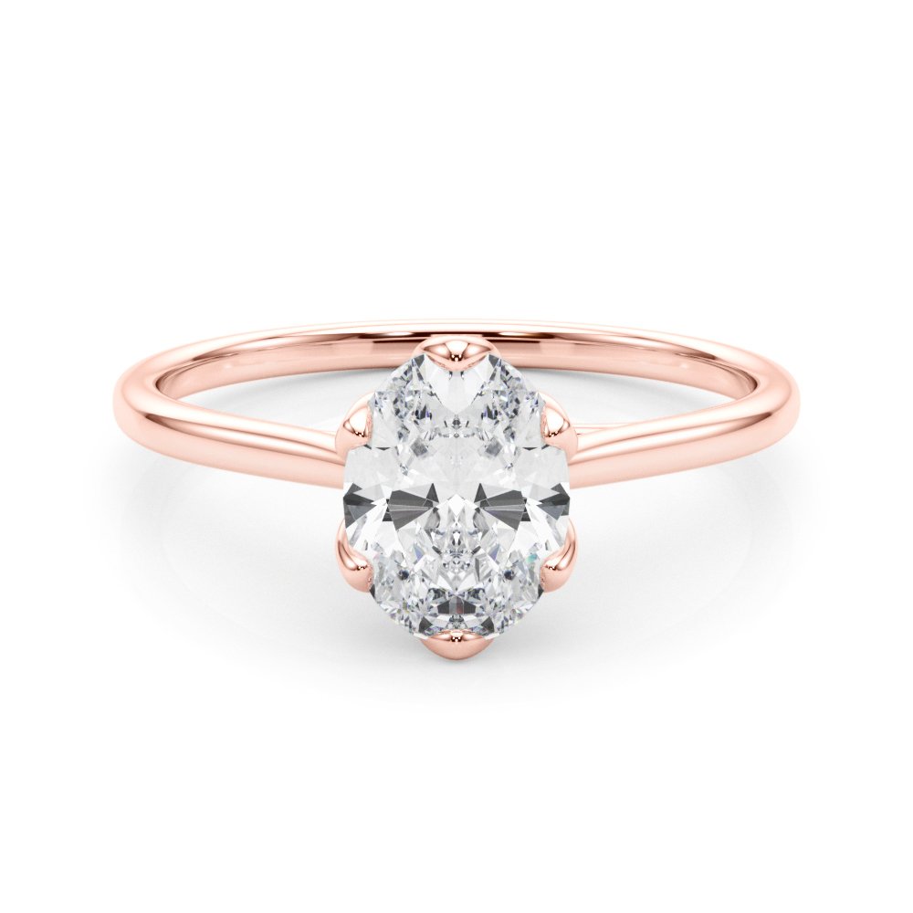 Gina Oval Solitaire Engagement Ring