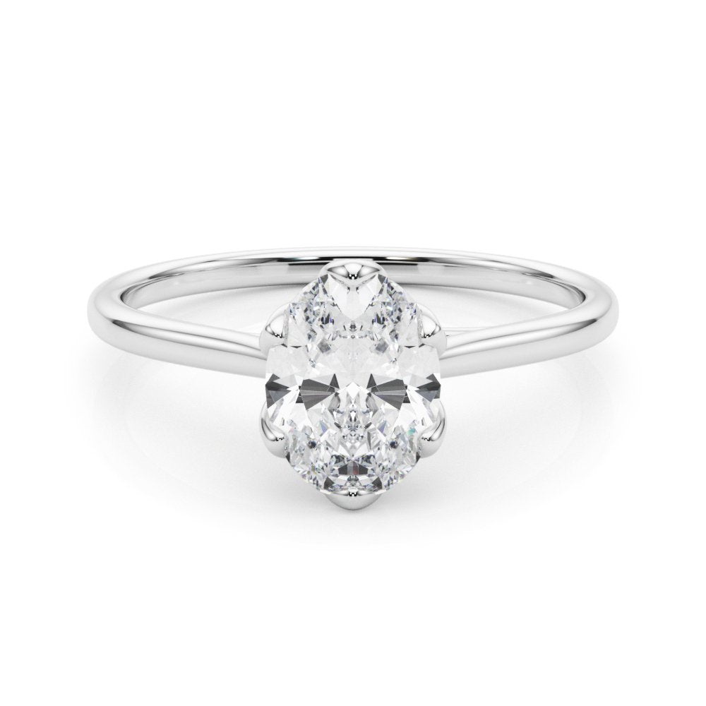 Gina Oval Solitaire Engagement Ring