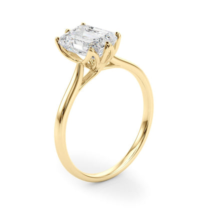 Faye Emerald Cut Solitaire Engagement Ring