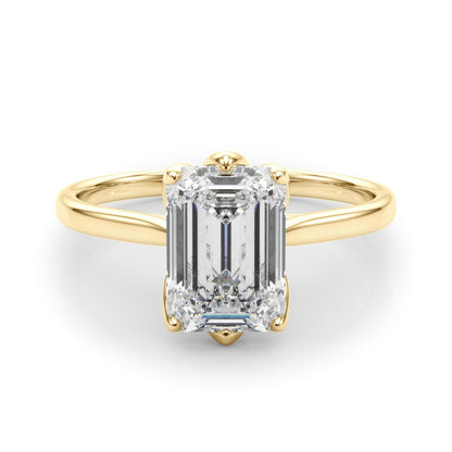 Faye Emerald Cut Solitaire Engagement Ring