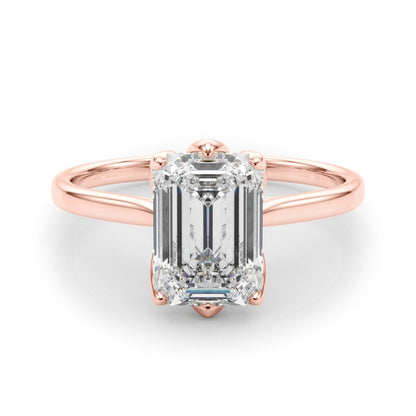 Faye Emerald Cut Solitaire Engagement Ring
