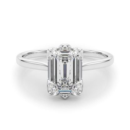 Faye Emerald Cut Solitaire Engagement Ring