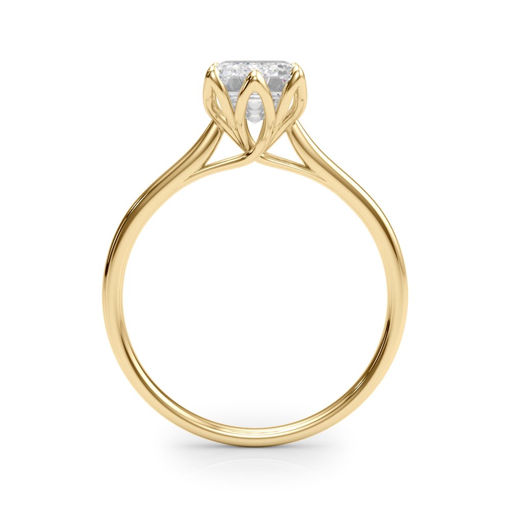 Faye Emerald Cut Solitaire Engagement Ring