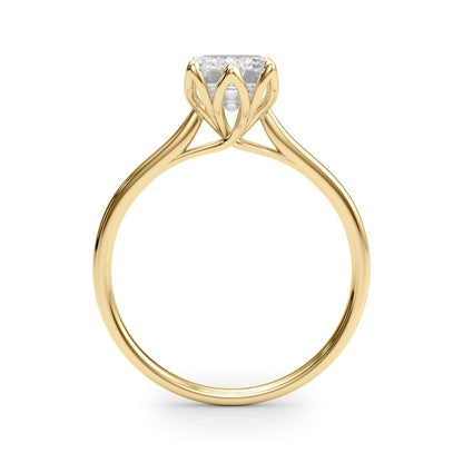 Faye Emerald Cut Solitaire Engagement Ring