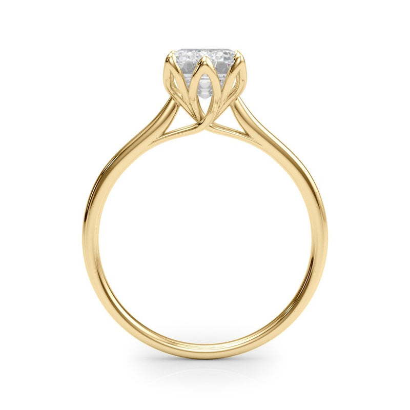 Faye Emerald Cut Solitaire Engagement Ring