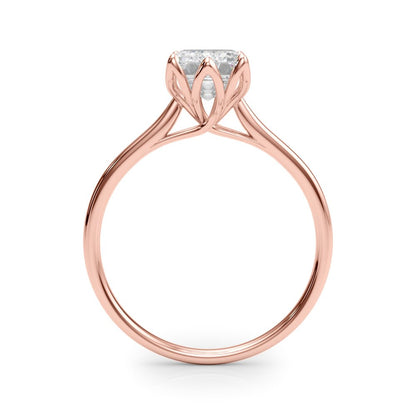 Faye Emerald Cut Solitaire Engagement Ring