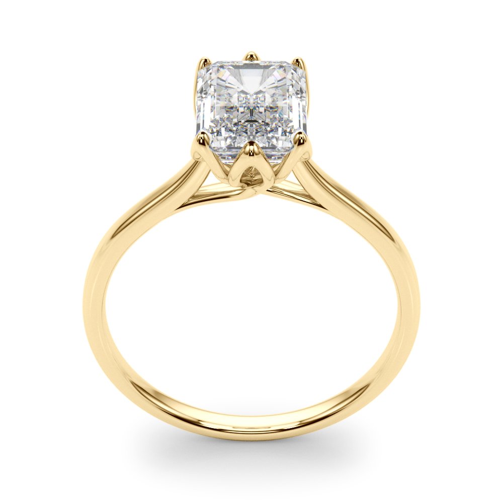 Faye Emerald Cut Solitaire Engagement Ring