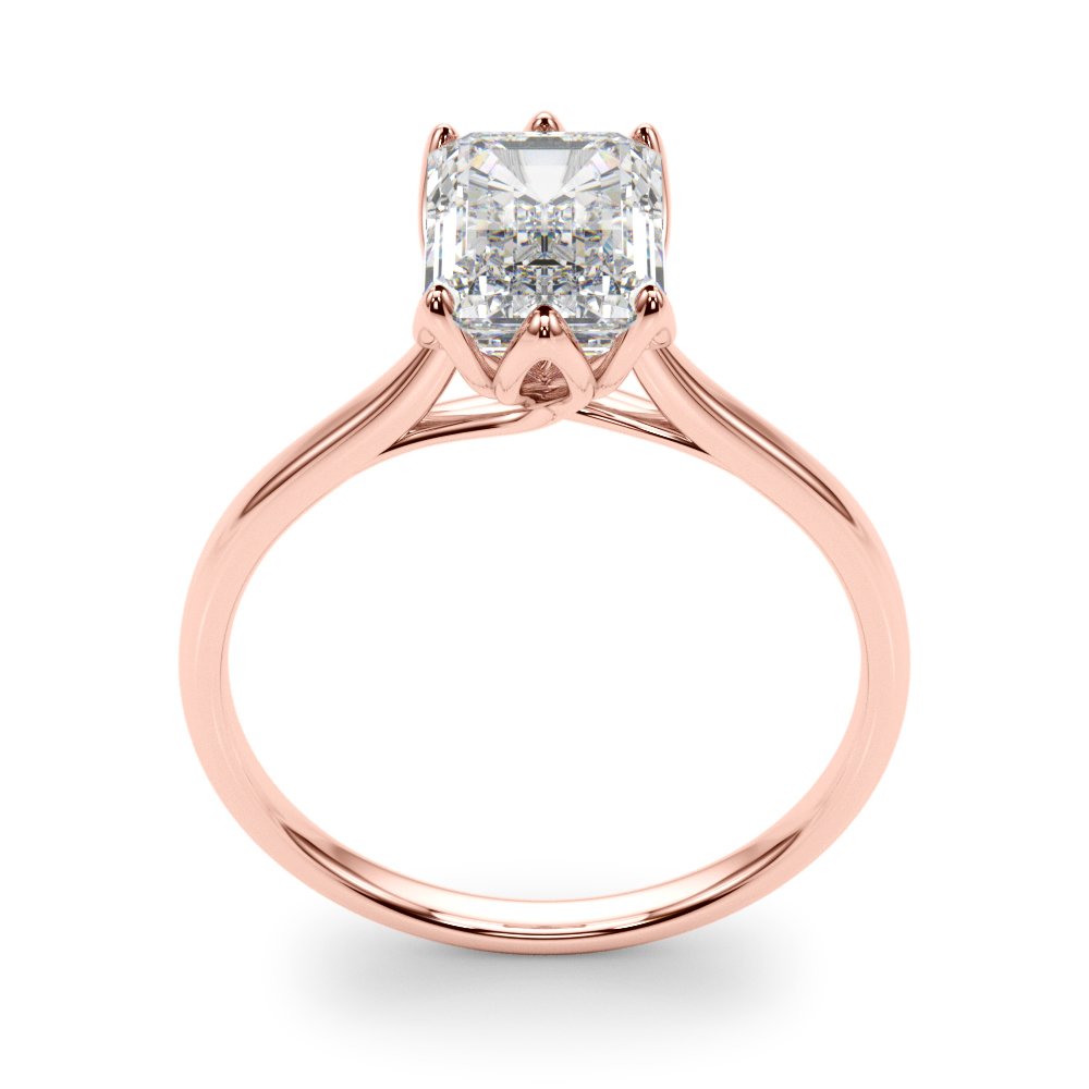 Faye Emerald Cut Solitaire Engagement Ring
