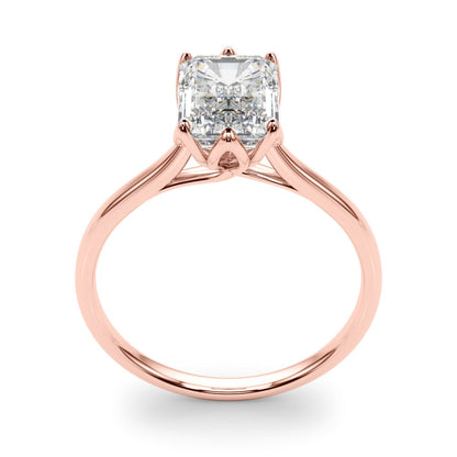 Faye Emerald Cut Solitaire Engagement Ring