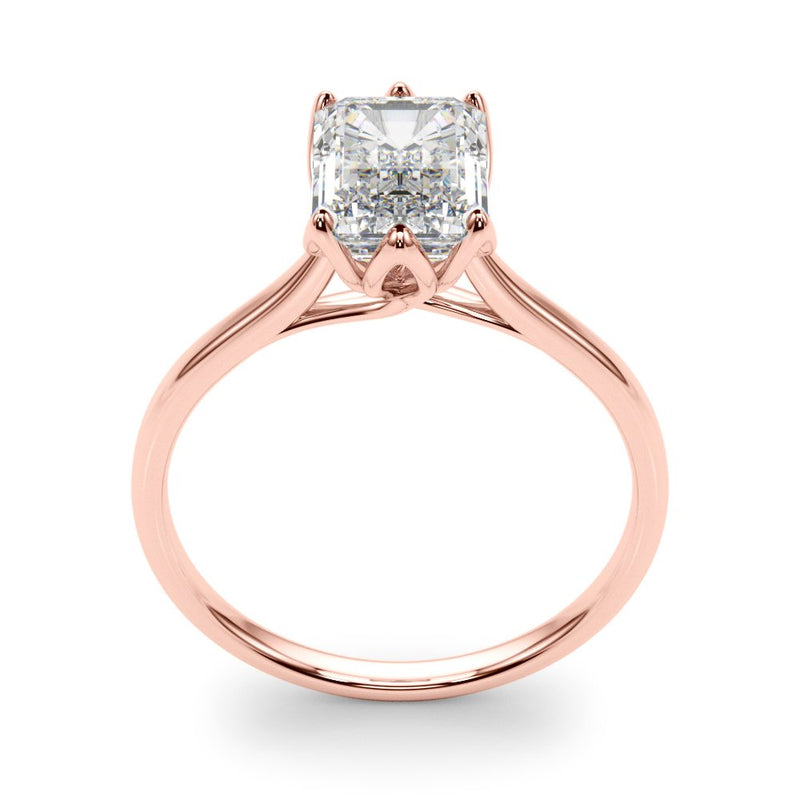 Faye Emerald Cut Solitaire Engagement Ring