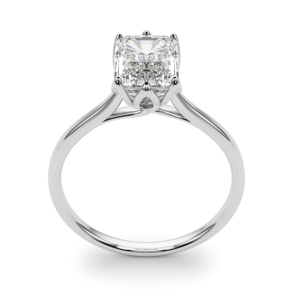 Faye Emerald Cut Solitaire Engagement Ring