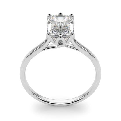 Faye Emerald Cut Solitaire Engagement Ring