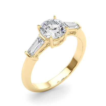 Renee Round Halo Engagement Ring In 14k White Gold