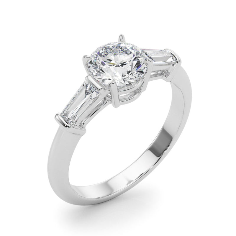 Renee Round Three Stone Engagement Ring