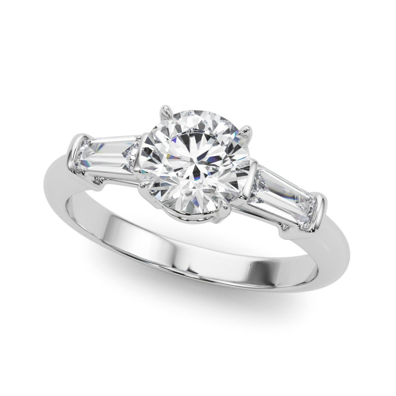 Renee Round Three Stone Engagement Ring