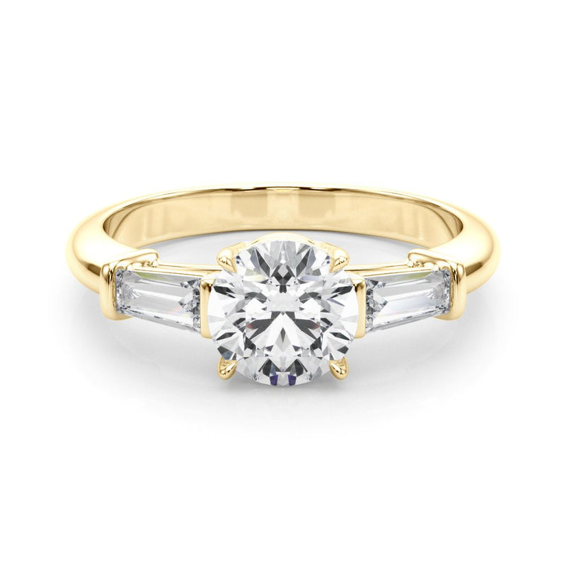 Renee Round Three Stone Engagement Ring