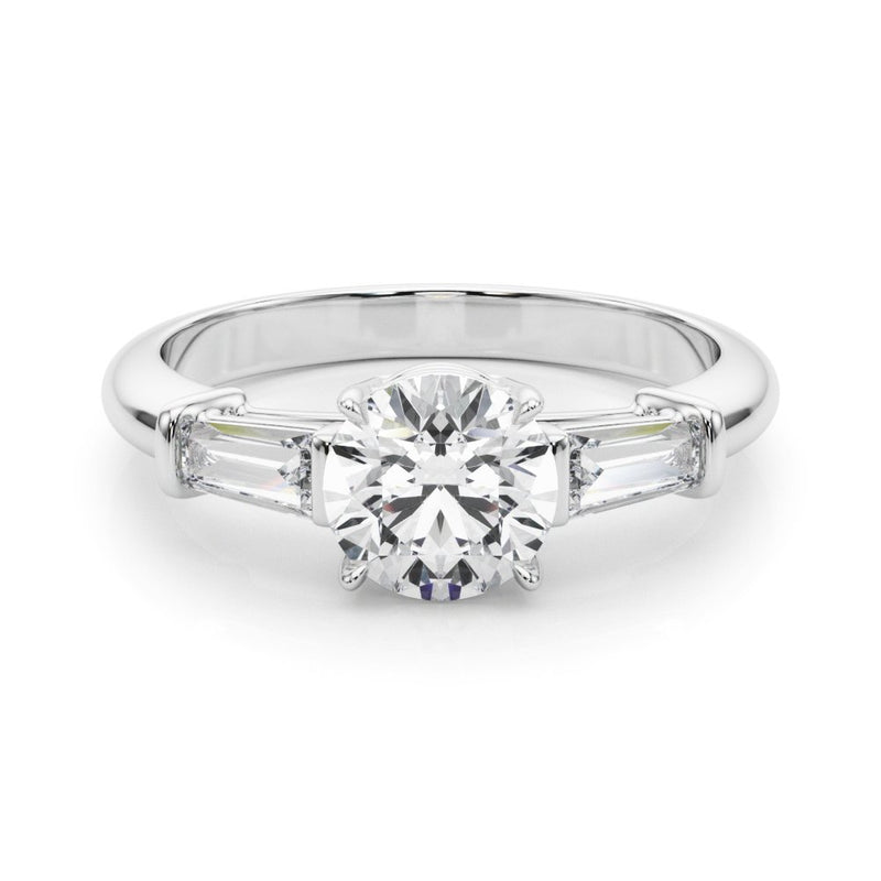 Renee Round Three Stone Engagement Ring
