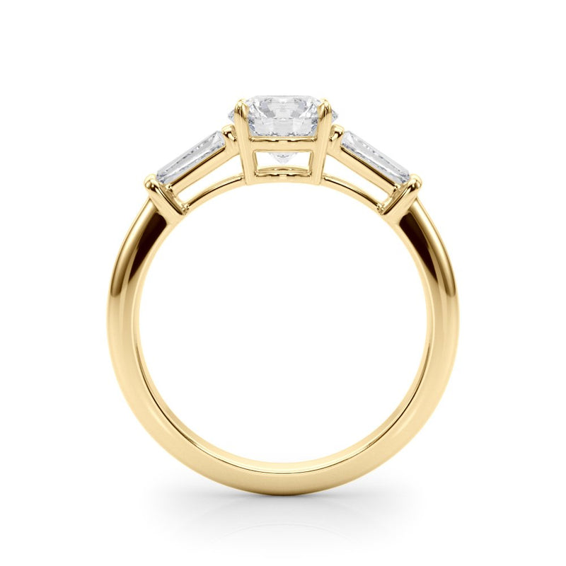 Renee Round Three Stone Engagement Ring