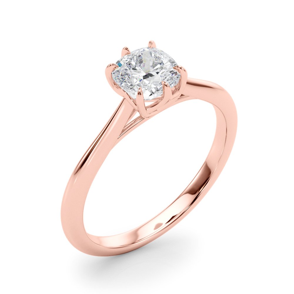 Eva Cushion Solitaire Engagement Ring