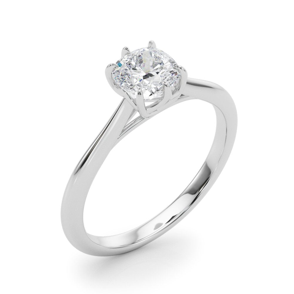 Eva Cushion Solitaire Engagement Ring
