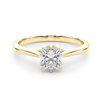 Eva Cushion Solitaire Engagement Ring