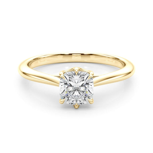 Eva Cushion Solitaire Engagement Ring