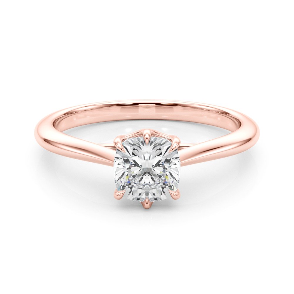 Eva Cushion Solitaire Engagement Ring