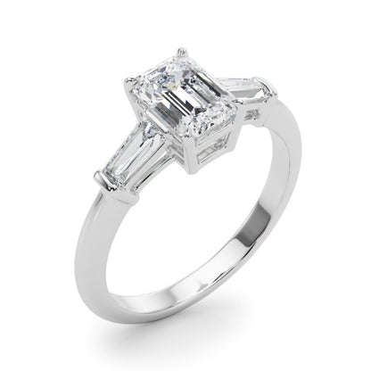 Sabrina Round Halo Engagement Ring In 14k White Gold
