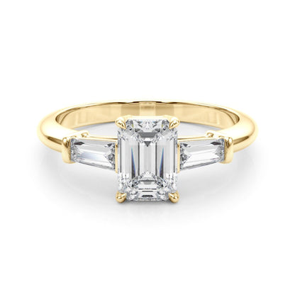 Sabrina Round Halo Engagement Ring In 14k White Gold