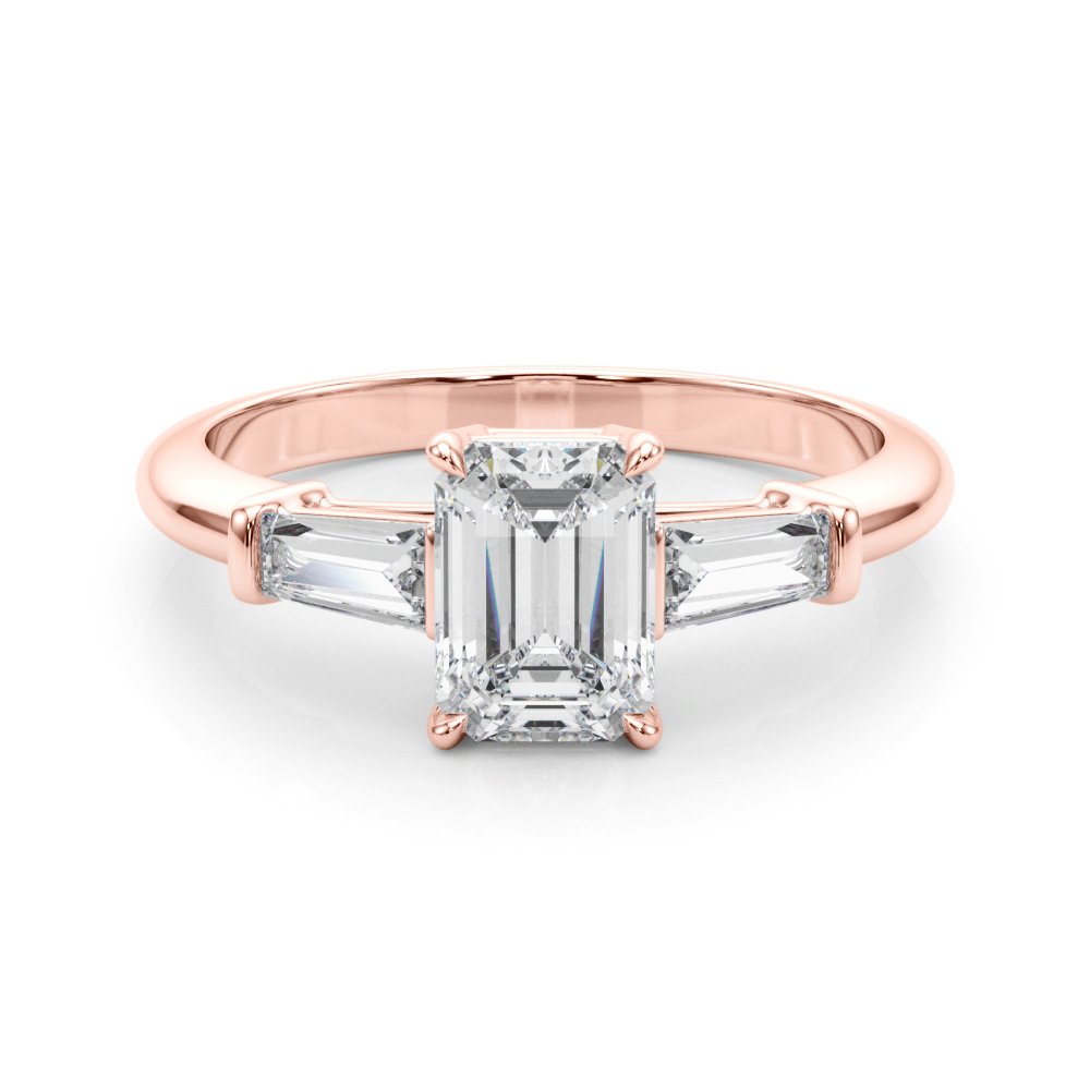 Sabrina Round Halo Engagement Ring In 14k White Gold