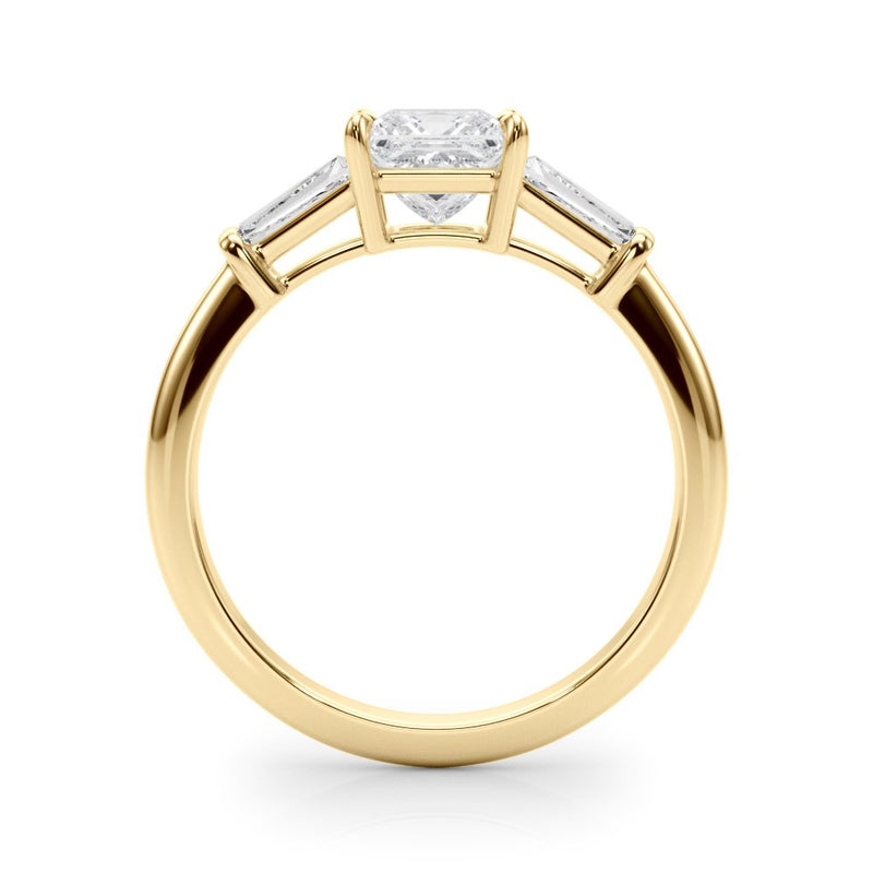 Samira Princess Cut Three Stone Engagement Ring