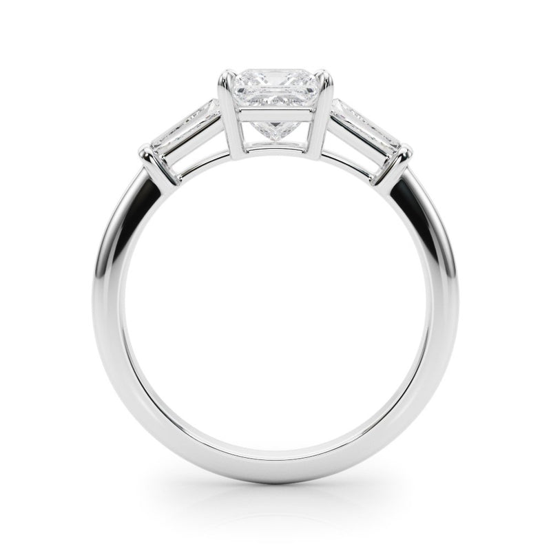 Samira Princess Cut Three Stone Engagement Ring