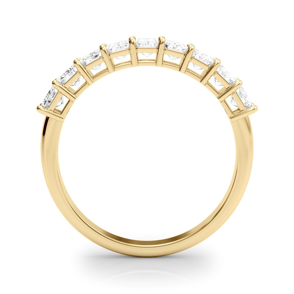 ValŽrie Emerald-cut Half-eternity Band