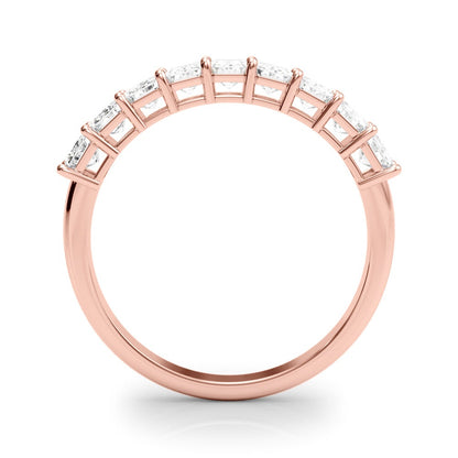 ValŽrie Emerald-cut Half-eternity Band