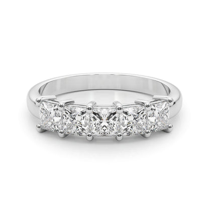 Princess-Cut Diamond Wedding Band – 0.85 ct
