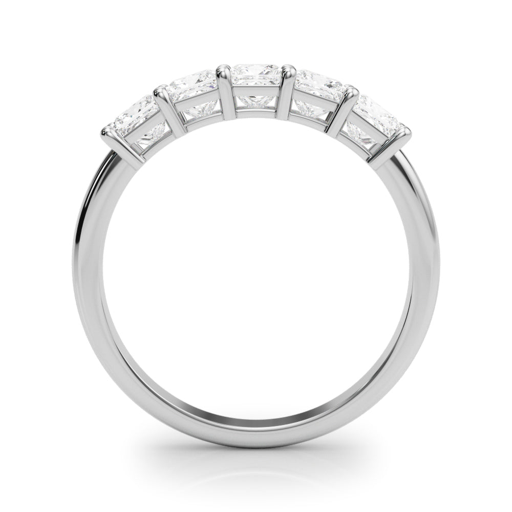 Princess-Cut Diamond Wedding Band – 0.85 ct
