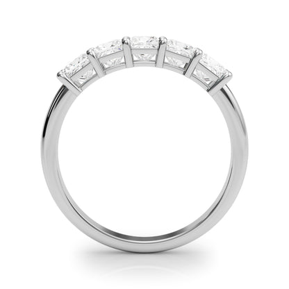 Princess-Cut Diamond Wedding Band – 0.85 ct