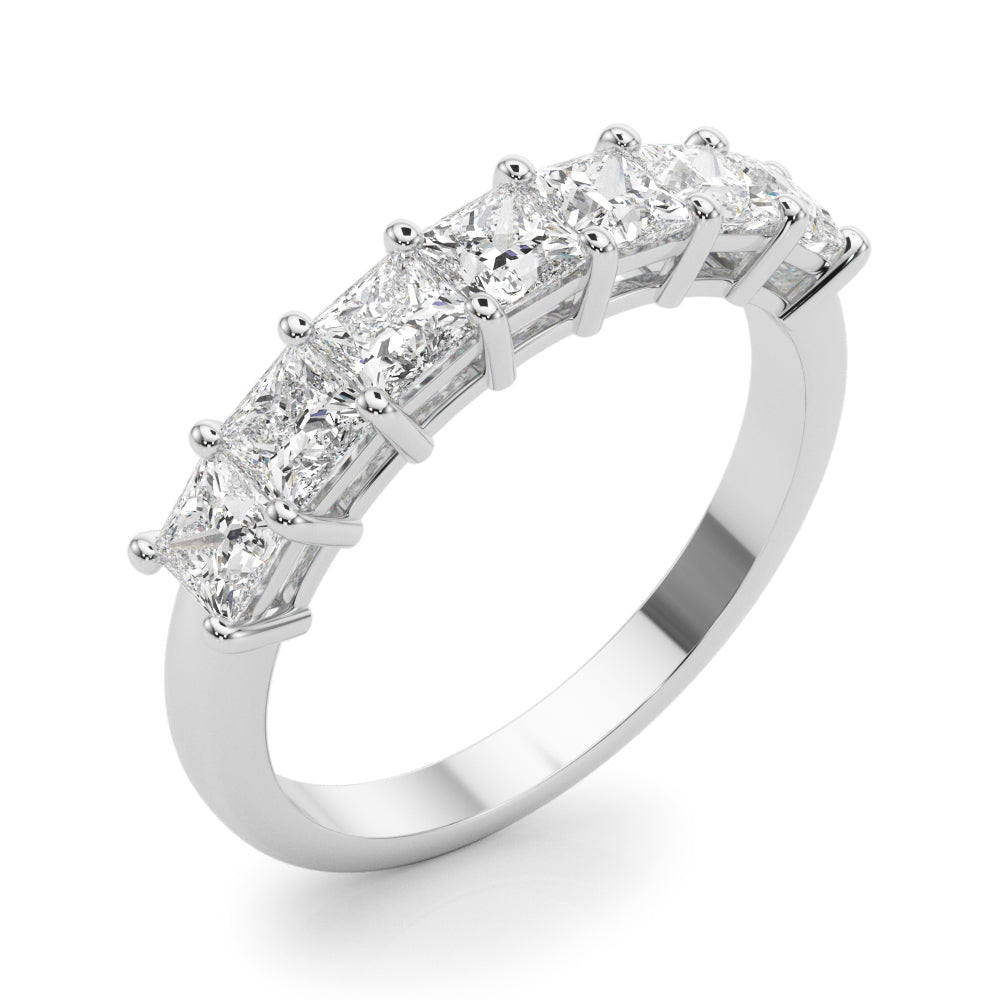 Princess-Cut Diamond Wedding Band – 0.88 ct