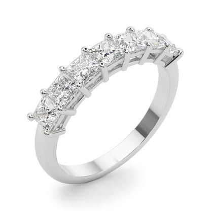 Princess-Cut Diamond Wedding Band – 0.88 ct