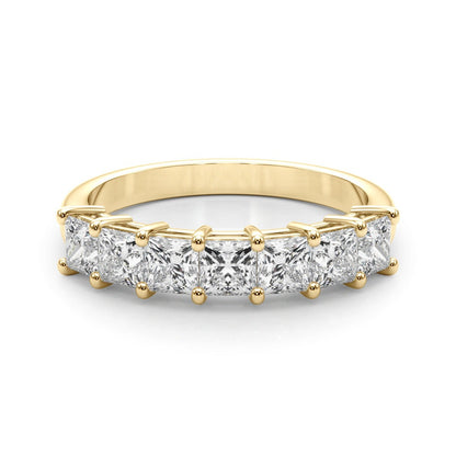 Princess-Cut Diamond Wedding Band – 0.88 ct