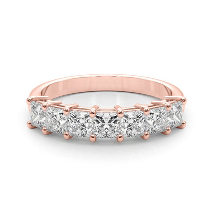 Princess-Cut Diamond Wedding Band – 0.88 ct