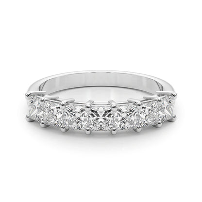Princess-Cut Diamond Wedding Band – 0.88 ct