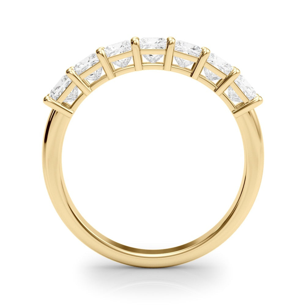 Princess-Cut Diamond Wedding Band – 0.88 ct