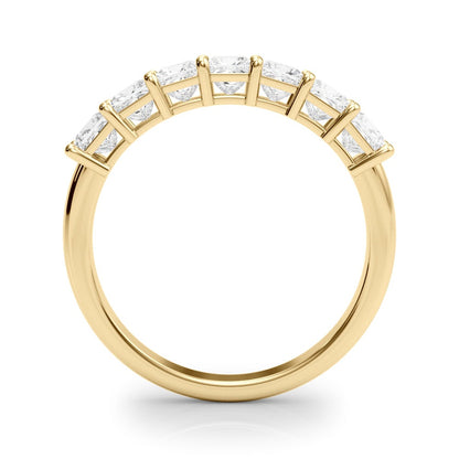 Princess-Cut Diamond Wedding Band – 0.88 ct